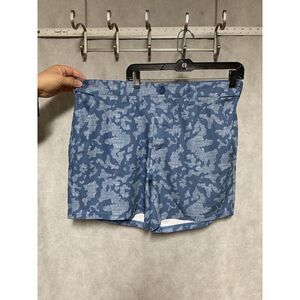 Huk Shorts Men XL Blue Camo Performance Fishing Board Swim Hybrid Hiking Outdoor